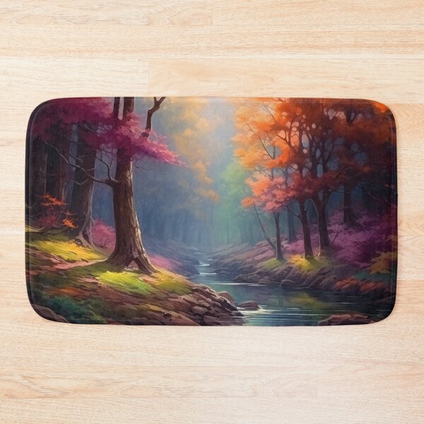 Item preview, Colorful Autumn Scene 3 designed and sold by Red Witch Art.