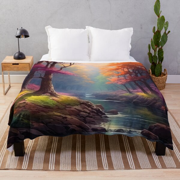 Item preview, Colorful Autumn Scene 3 designed and sold by Red Witch Art.