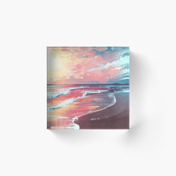 Study of the Sea Acrylic Block