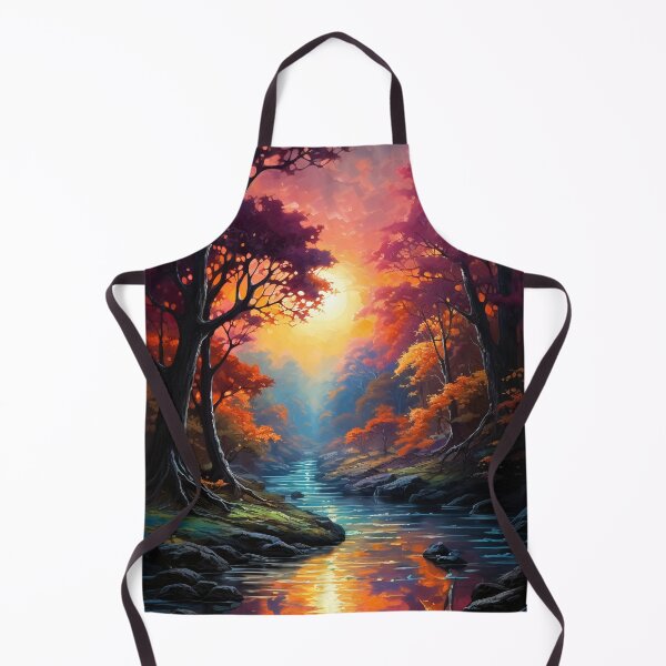 Item preview, Colorful Autumn Scene 4 designed and sold by Red Witch Art.