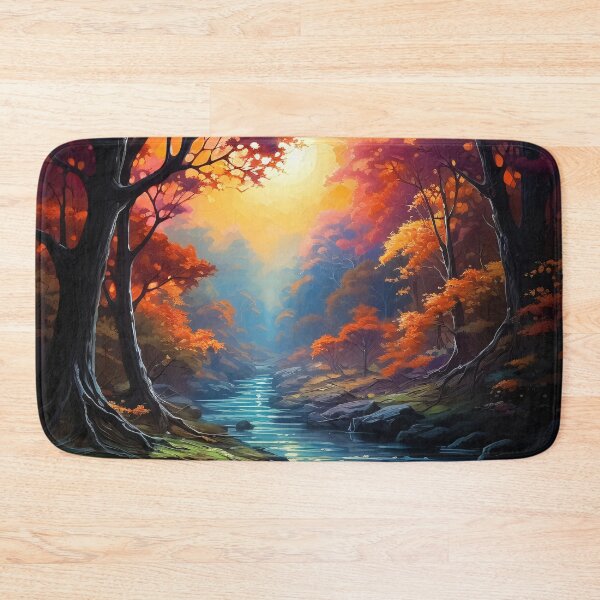 Item preview, Colorful Autumn Scene 4 designed and sold by Red Witch Art.