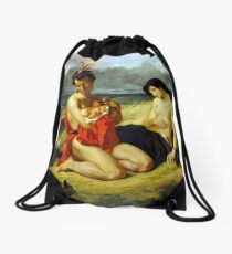 Eugène Delacroix The Natchez Drawstring Bag