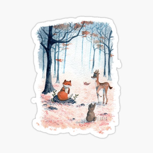 forêt Sticker