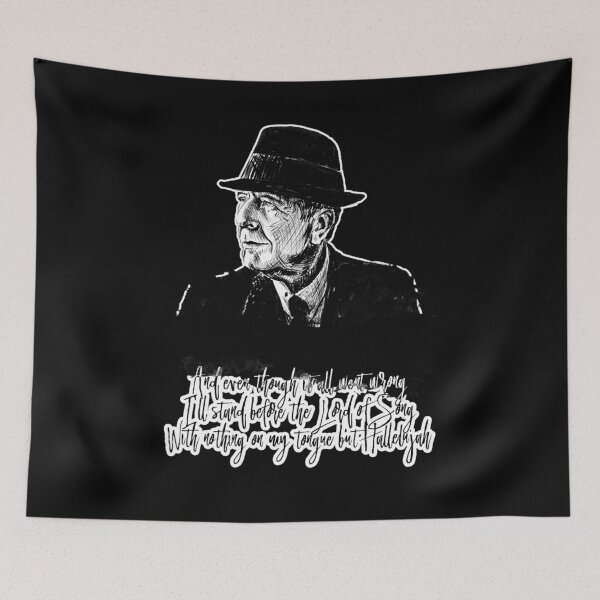 Artikelvorschau, Leonard Cohen entworfen und verkauft von KarsenJoeyArtS.