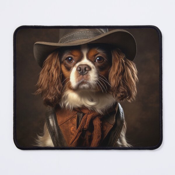 Item preview, Cowboy Dog - Cavalier King Charles Spaniel designed and sold by Merchgard.