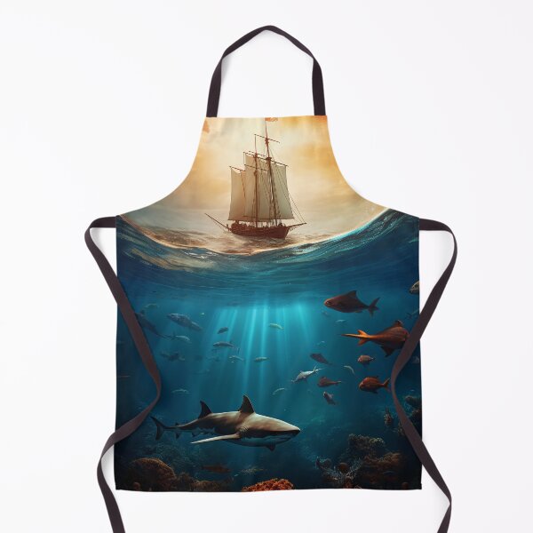 Item preview, Ship and underwater life 2 designed and sold by Art by Lilia.