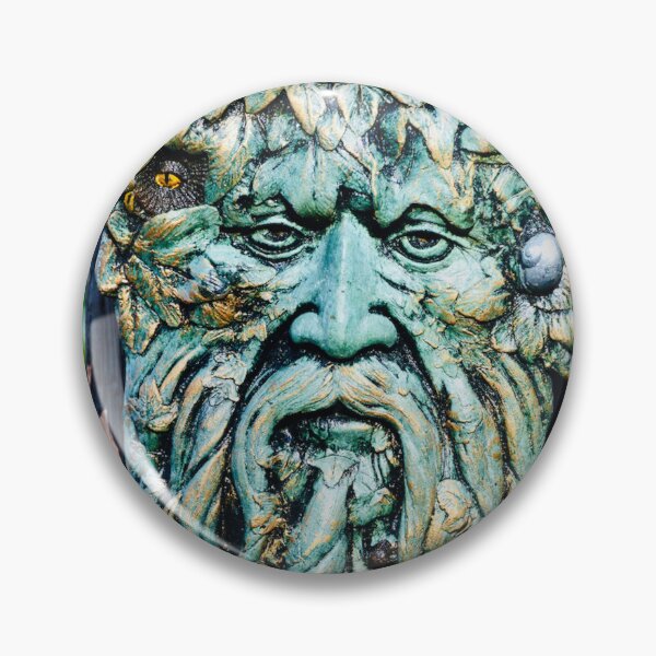 Item preview, Green Man with owls and snails in his hair designed and sold by keithmilligan.