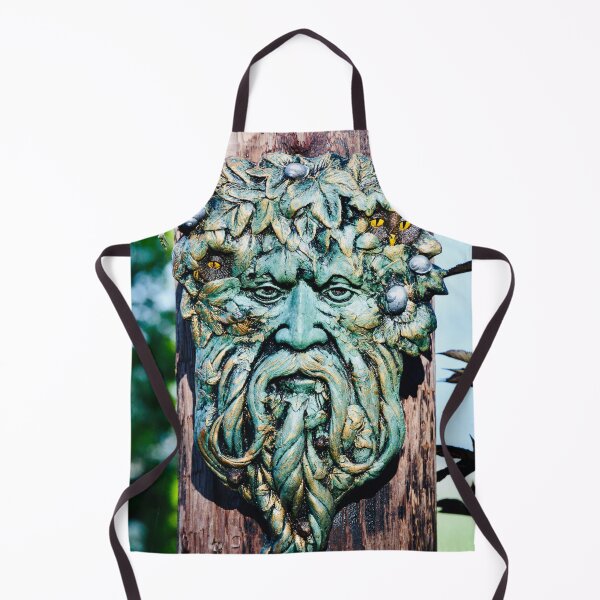 Item preview, Green Man with owls and snails in his hair designed and sold by keithmilligan.