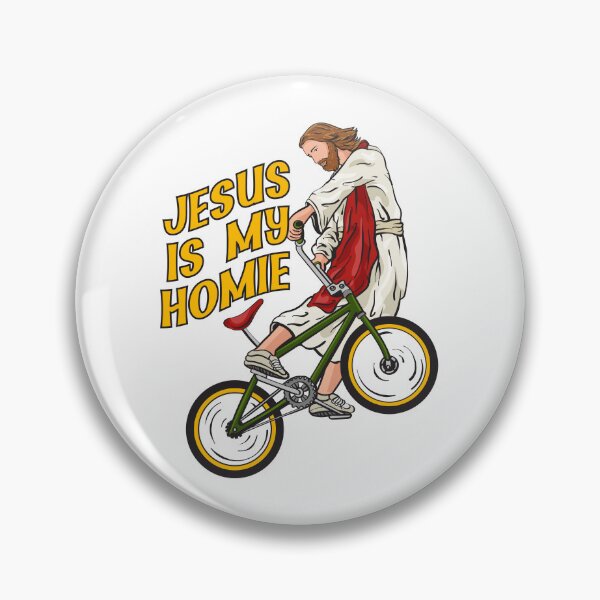 Item preview, Jesus on BMX designed and sold by ChristlikeMerch.