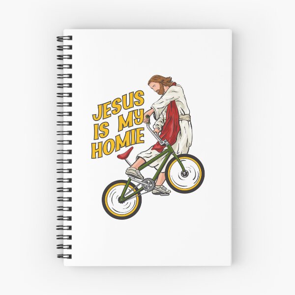 Item preview, Jesus on BMX designed and sold by ChristlikeMerch.