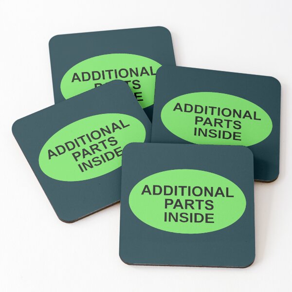 Item preview, ADDITIONAL PARTS INSIDE sign designed and sold by lobodelnoir.