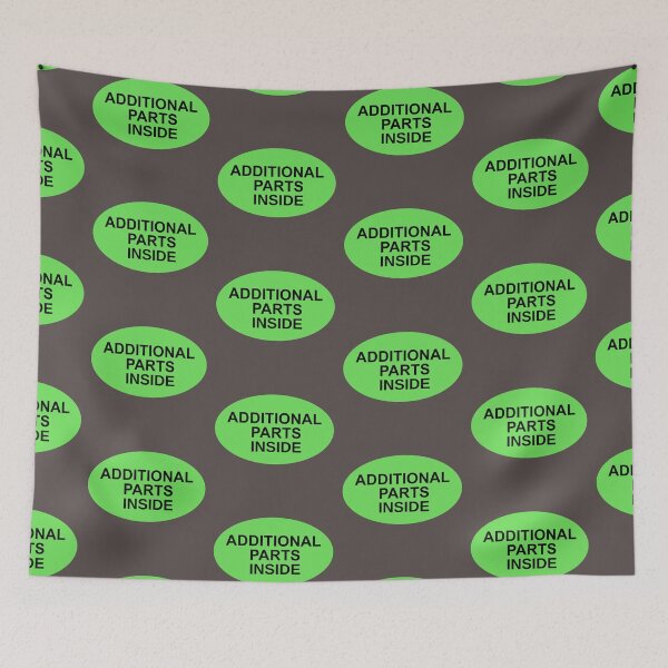 Item preview, ADDITIONAL PARTS INSIDE sign designed and sold by lobodelnoir.