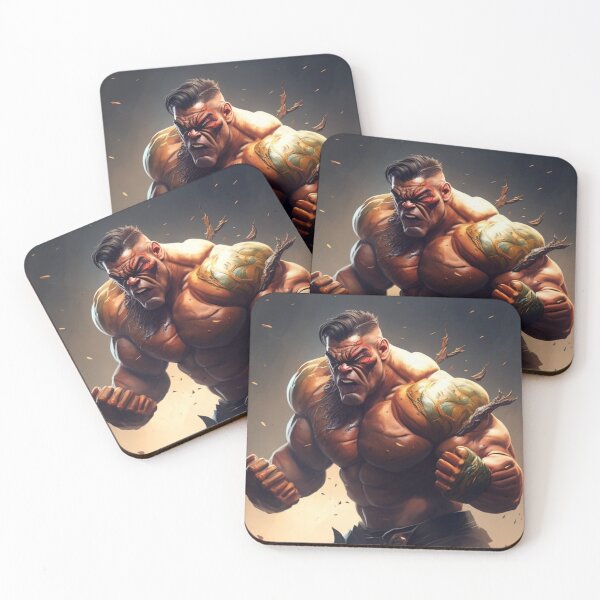 Item preview, Anime Muscular Street Fighter Evil Villain Transformation Retro  designed and sold by Michael Voyler.