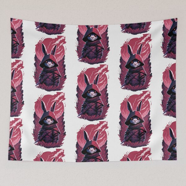 Item preview, Rabbit warrior, rabbit red fire, rabbit fighter designed and sold by GreyStanzione1.
