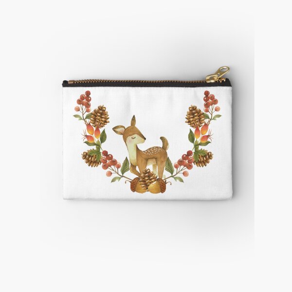 Item preview, Autumn watercolor composition, Autumn flower bouquet, fall, hazelnut, pine cone, Autumn designed and sold by JAG2B.