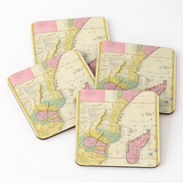 Item preview, 1727 map of East Africa  designed and sold by Francespoppy.