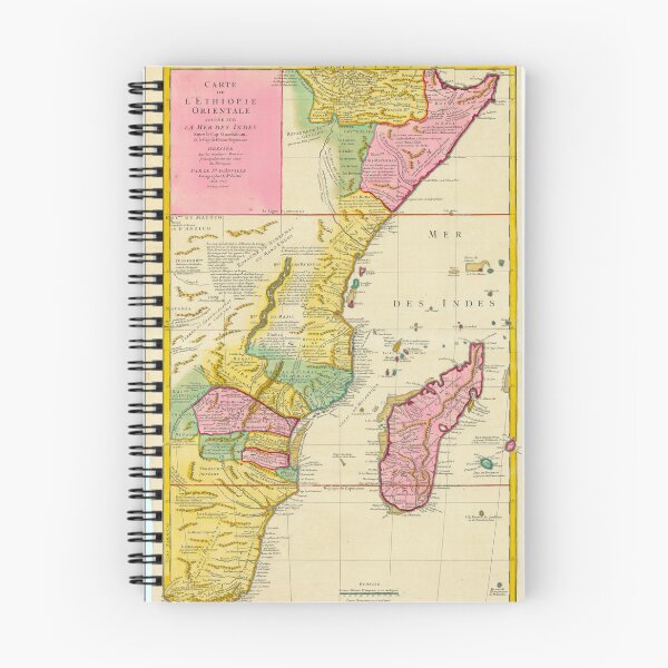 Item preview, 1727 map of East Africa  designed and sold by Francespoppy.