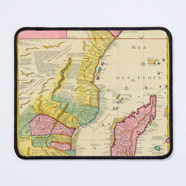 Item preview, 1727 map of East Africa  designed and sold by Francespoppy.
