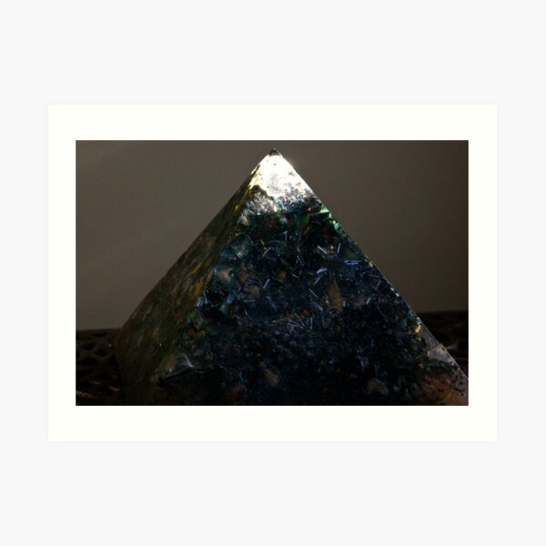 Black Pyramid Art Print