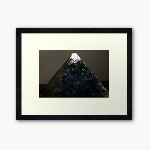 Black Pyramid Framed Art Print
