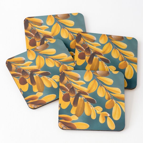 Item preview, Fall yellow acacia - autumn yellow leaves designed and sold by EmeraldeaDesign.
