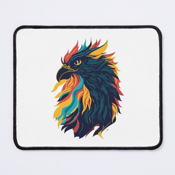 Item preview, colorful rooster, rooster head, rooster head decoration designed and sold by GreyStanzione1.