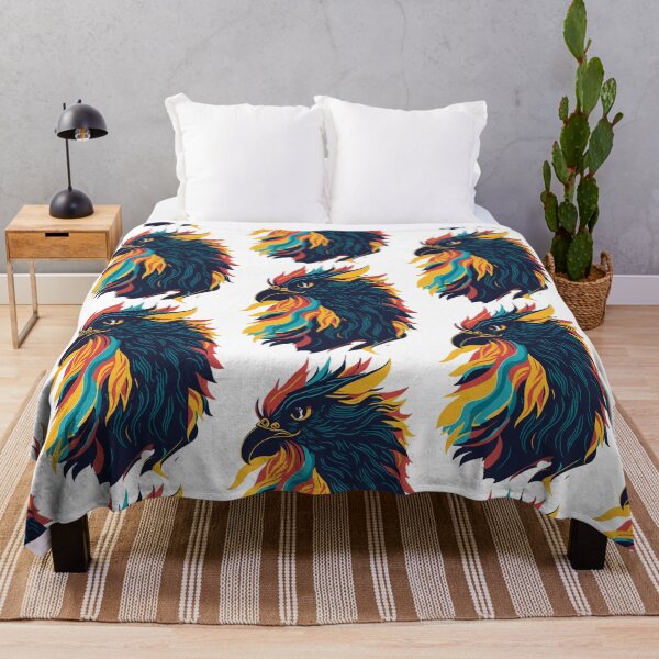 Item preview, colorful rooster, rooster head, rooster head decoration designed and sold by GreyStanzione1.
