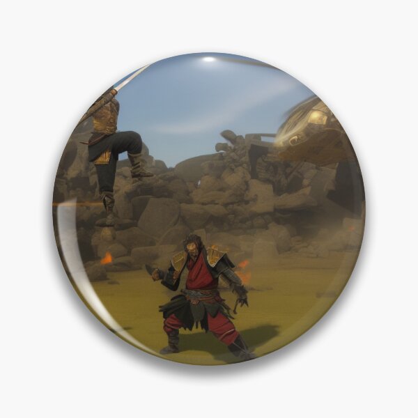 Item preview, Crimson Clash: An Intense Samurai Duel in 3D Animation Style designed and sold by Chukszy1.