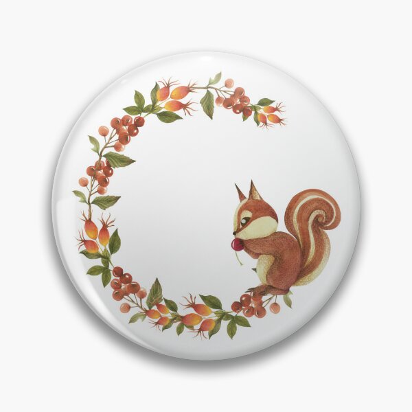 Item preview, Autumn watercolor composition with Squirrel designed and sold by JAG2B.