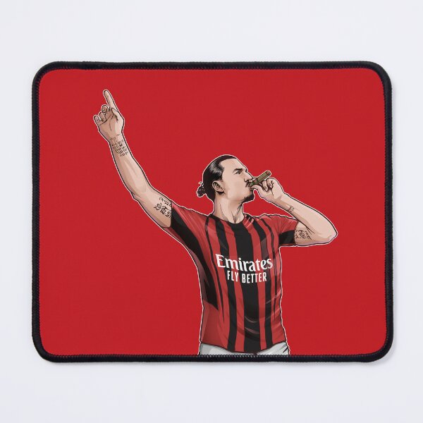 Item preview, Zlatan Ibrahimovic Milan T-Shirt designed and sold by Yoursoccer.