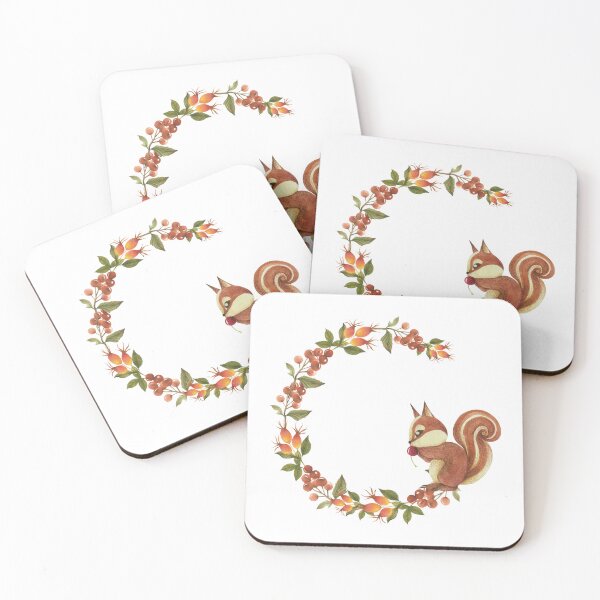 Item preview, Autumn watercolor composition with Squirrel designed and sold by JAG2B.