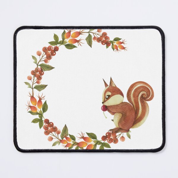 Item preview, Autumn watercolor composition with Squirrel designed and sold by JAG2B.