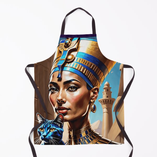 Item preview, Queen Nefertiti the most beautiful pharaohs in ancient Egypt with her CAT 2 designed and sold by AnadAA.