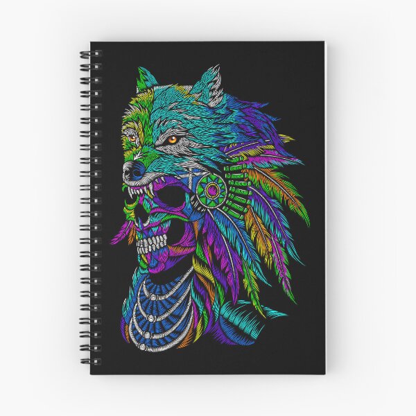 Item preview, colorful wolf head, wolf head decoration, huichol wolf designed and sold by GreyStanzione1.