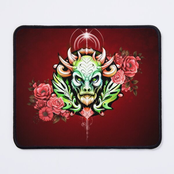 Item preview, Mysterious colorful creature with flowers designed and sold by nicky2342.