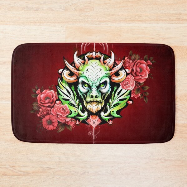 Item preview, Mysterious colorful creature with flowers designed and sold by nicky2342.