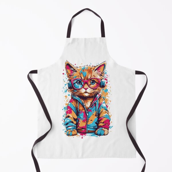 Item preview, Colorful cat, cat hiphop style, graffity little cat designed and sold by GreyStanzione1.