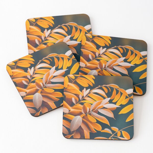 Item preview, Golden Glory: Capturing Autumn's Splendor with Fall Yellow Acacia Leaves designed and sold by EmeraldeaDesign.