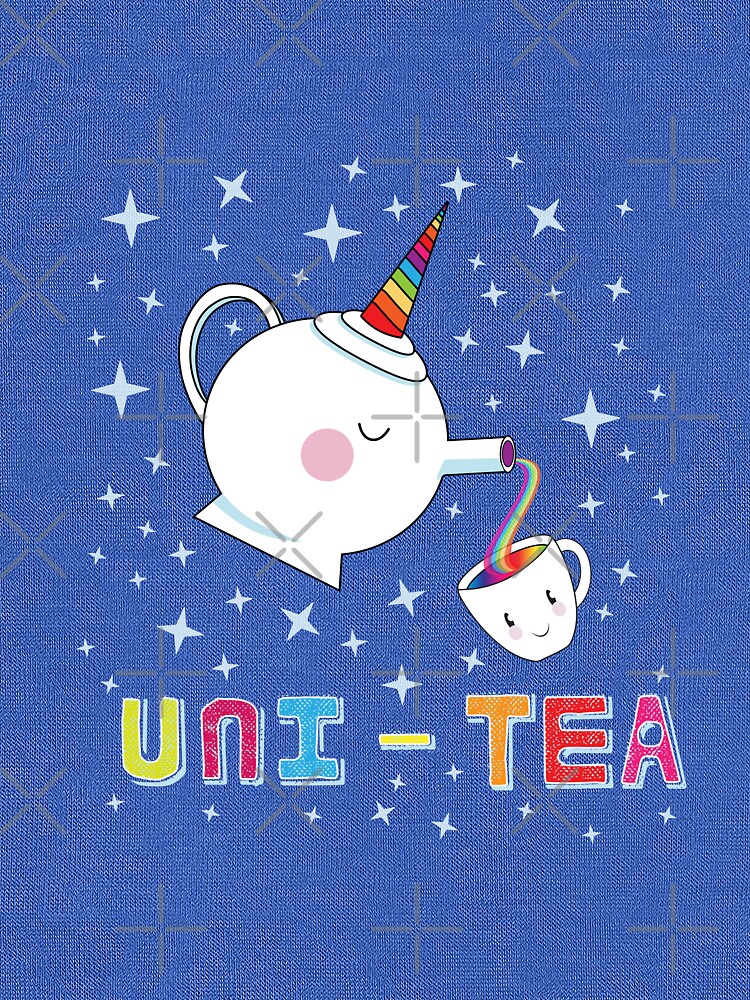 Uni-Tea - Cute Unity Rainbow Tea Pot & Cup by jitterfly