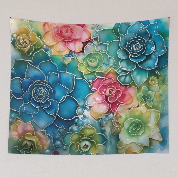 Item preview, Stunning alcohol ink flowers designed and sold by dcrc.