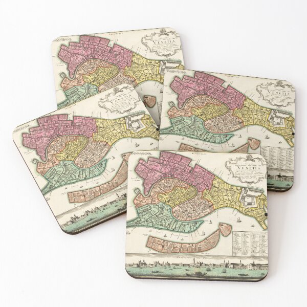 Item preview, 1729 map of Venice designed and sold by Francespoppy.