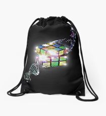 Rubik Cube Shattered DNA Strang Super Design T-Shirt Rucksackbeutel