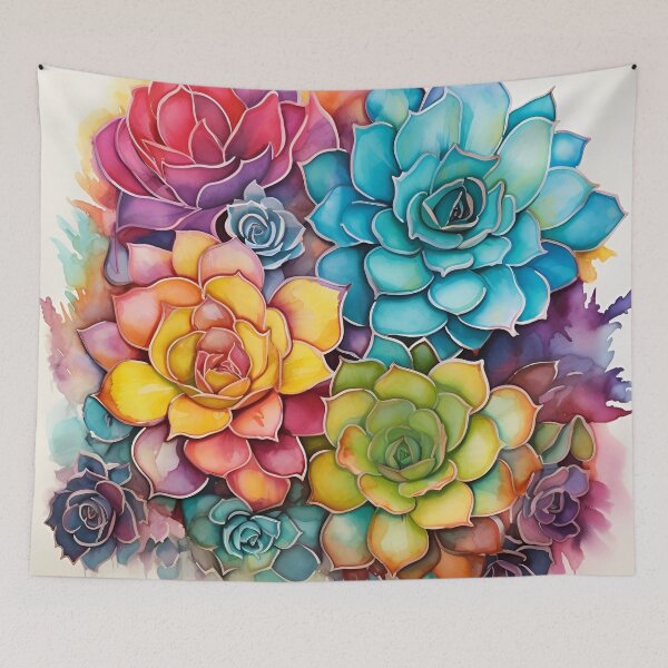 Item preview, stunning alcohol ink flowers designed and sold by dcrc.