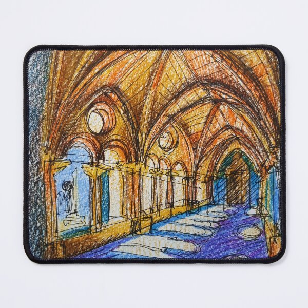 Item preview, Claustro Sé do Porto. Portugal. Cloister. Cathedral designed and sold by Tereza Pilar Art.