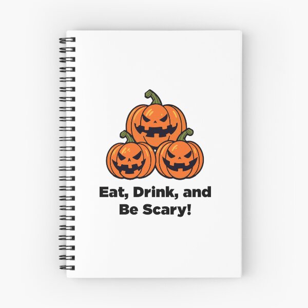 Item preview, Eat, Drink, and Be Scary! Pumpkin T-shirt for men, women and kids designed and sold by Nokart.