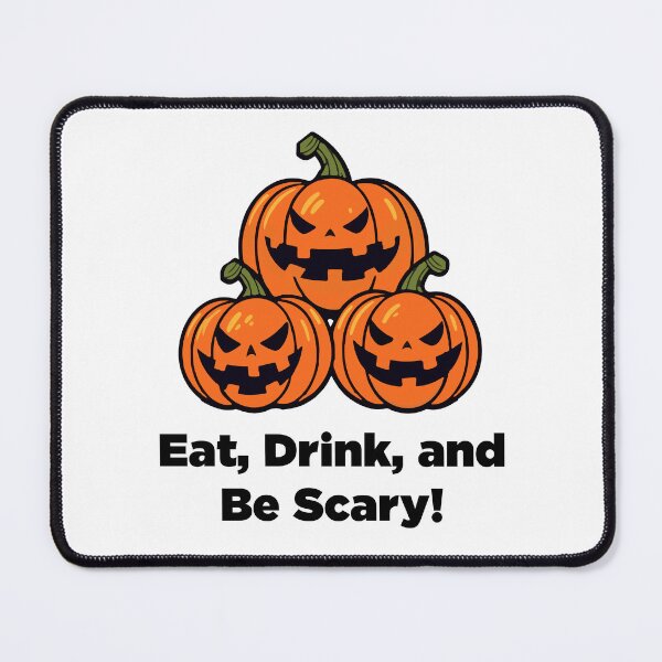 Item preview, Eat, Drink, and Be Scary! Pumpkin T-shirt for men, women and kids designed and sold by Nokart.