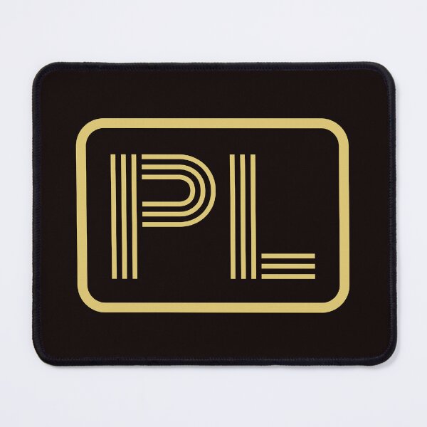 Item preview, PL Initials Gold Geometric Letters designed and sold by Jeallan Designs.
