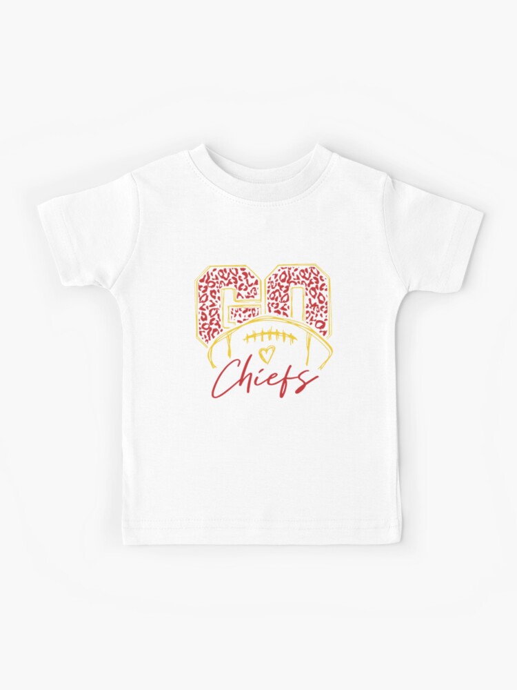 Heart Chiefs Football Shirt Ladies Tee