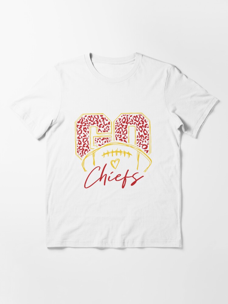 Kansas City in my heart Chiefs Football Fan cute Leopard Pattern football  Season' Essential T-Shirt for Sale by mei-illustrator