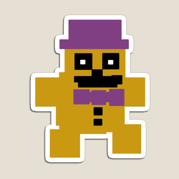 Item preview, FNAF Psychic Friend Fredbear 8-bit designed and sold by mattwilldo.